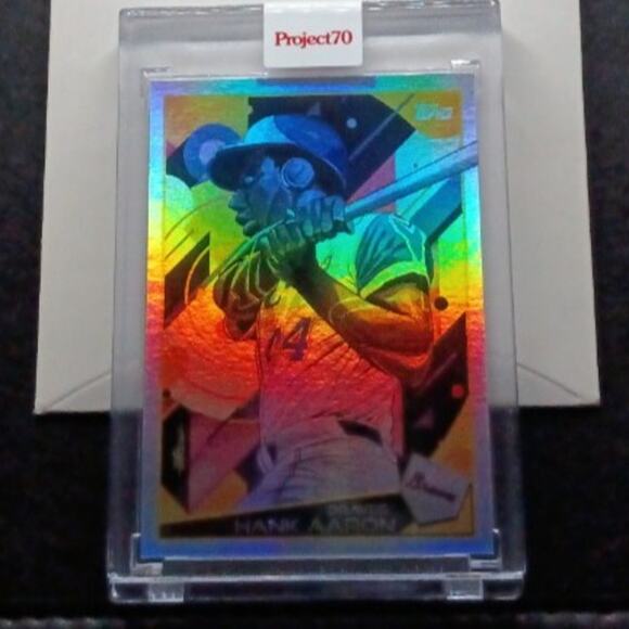 Topps Project 70 Rainbow Foil 54/70 Card #840 - Hank Aaron 2009 by Quiccs - Picture 1 of 7
